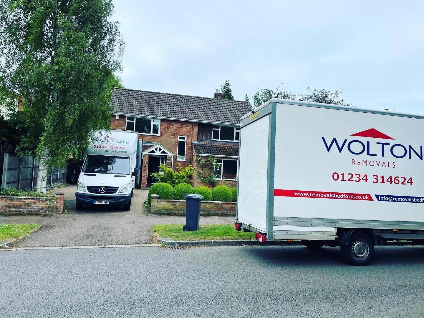 Members of the Wolton Removals team in Bedford